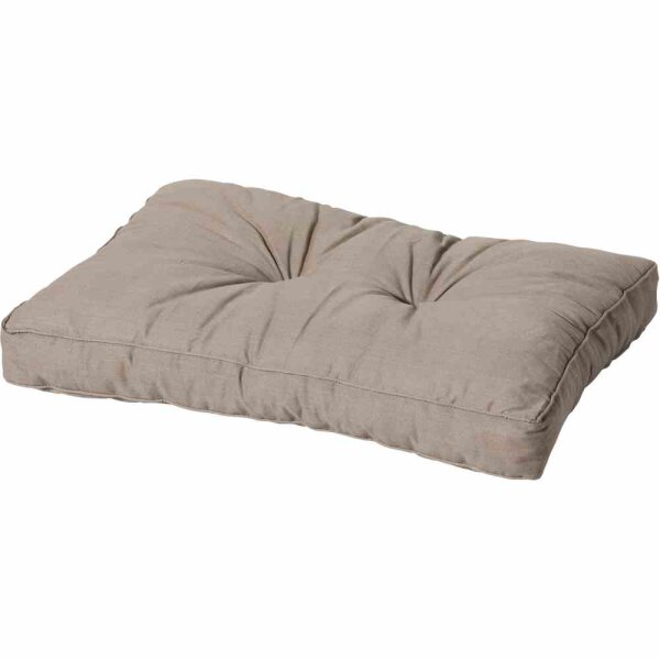 MADISON Paletten Rückenkissen Basic taupe 60 x 40cm Schaumflockenfüllung 8cm