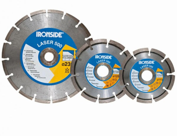 IRONSIDE Diamant Scheibe 230 mm 2,5/6 mm Laser 500 Trennscheibe segmentiert